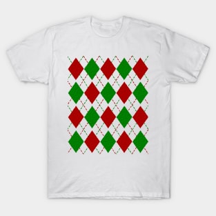 Xmas Stitching Pattern T-Shirt